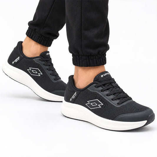 BLACK SPORTS RUNNING SHOE FOR MEN 8011664