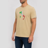 BEIGE T-SHIRTS SPORTS FOR MEN 8AE0G23