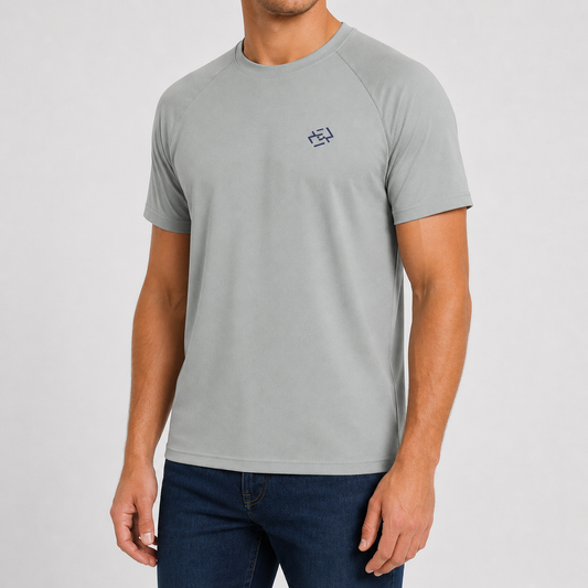 GREY T-SHIRTS SPORTS FOR MEN 8AV0222