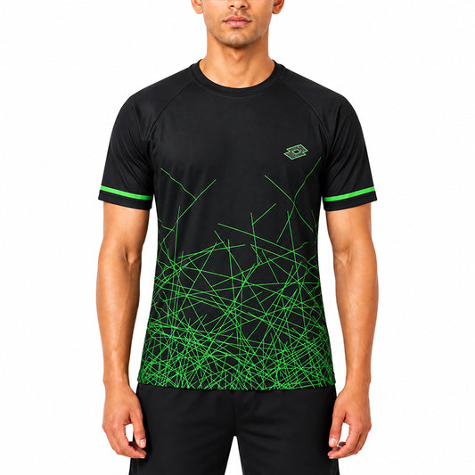 BLACK T-SHIRTS SPORT FOR MEN 8AV0600