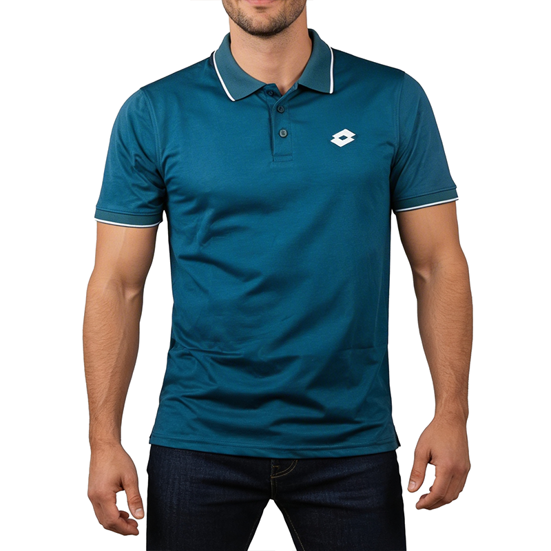 BLUE POLO SHIRTS SPORTS FOR MEN 8BM0U24