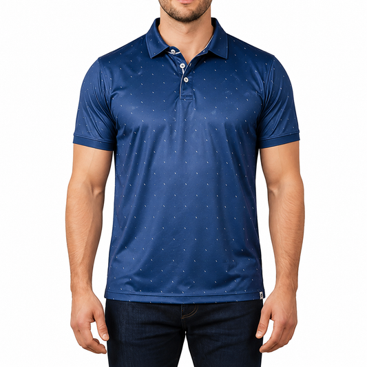 BLUE POLO SHIRTS SPORTS FOR MEN 8BV1R19