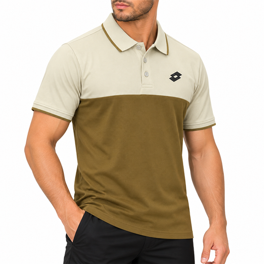 OLIVE POLO SHIRTS LEISURE FOR MEN 8BX0443