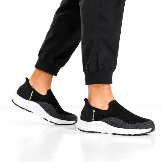BLACK SPORTS RUNNING SHOE FOR MEN 8022663