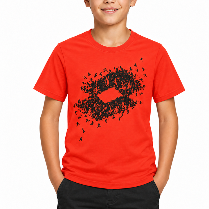 RED T-SHIRT FOR JUNIOR 4AE0J03