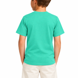 LIGHT BLUE T-SHIRT FOR JUNIOR 4AE0M03