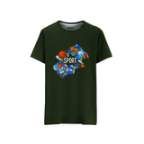 BLACK T-SHIRT FOR JUNIOR 4AV0N19