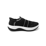 BLACK WALKING SHOE FOR WOMEN 5020610