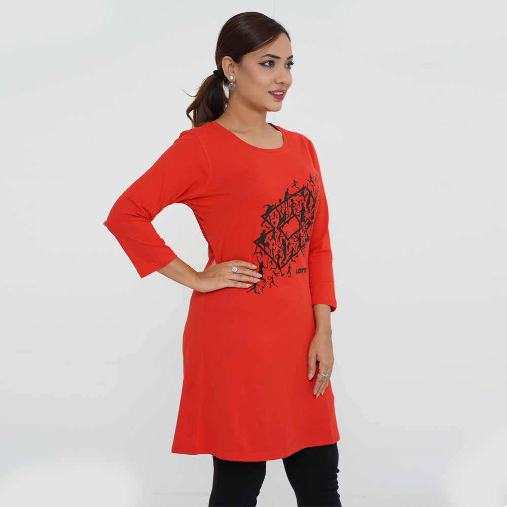LOTTO RED TOPS FOR WOMEN 5AE0503