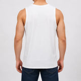 WHITE TANK TOPS FOR MEN 8HX0107