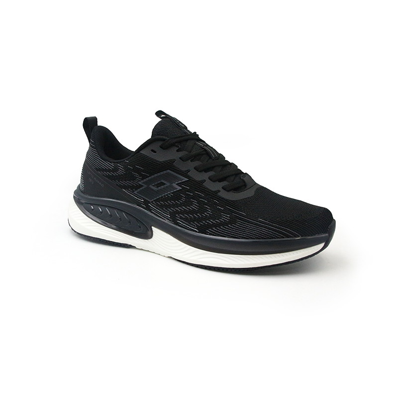 BLACK SPORTS RUNNING SHOE FOR MEN 8012660
