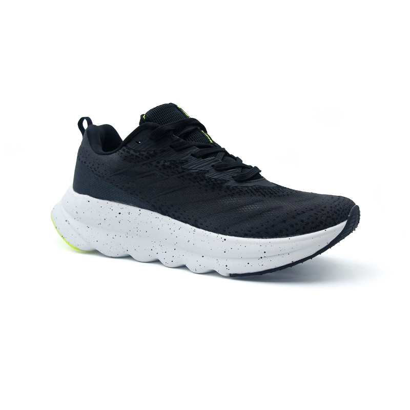 BLACK SPORTS RUNNING SHOE FOR MEN 8022608