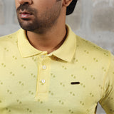 YELLOW POLO SHIRTS LEISURE FOR MEN 8BE0V28