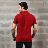 RED POLO SHIRTS LEISURE FOR MEN 8BM0I26
