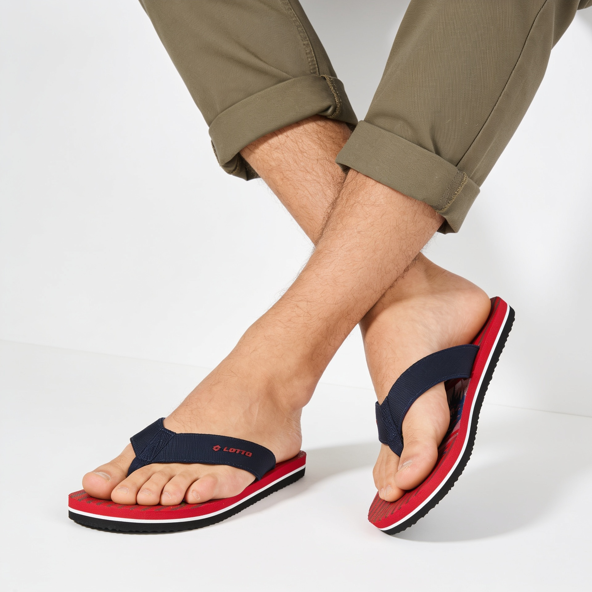 RED SPORTS SLIPPER FOR MEN 8615519