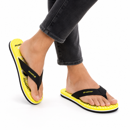 YELLOW SPORTS SLIPPER FOR MEN 8615819