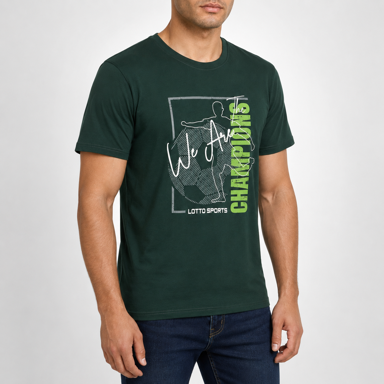 GREEN T-SHIRTS SPORTS FOR MEN 8AE0721
