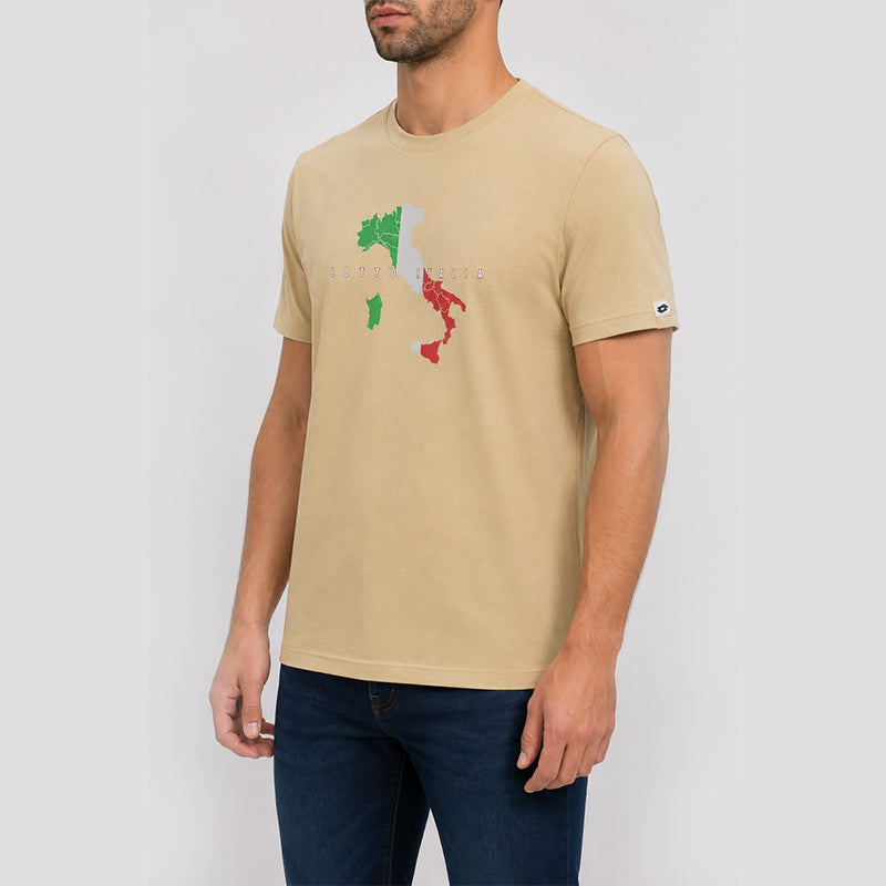 BEIGE T-SHIRTS SPORTS FOR MEN 8AE0G23