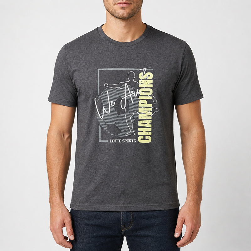 GREY T-SHIRTS SPORTS FOR MEN 8AE1221