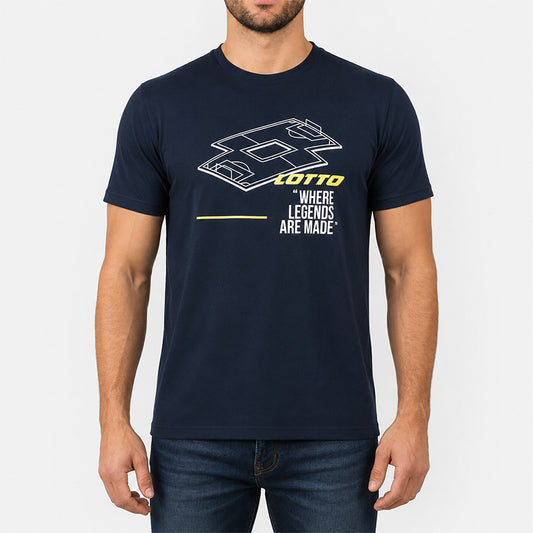 NAVY BLUE T-SHIRTS SPORTS FOR MEN 8AE1R21