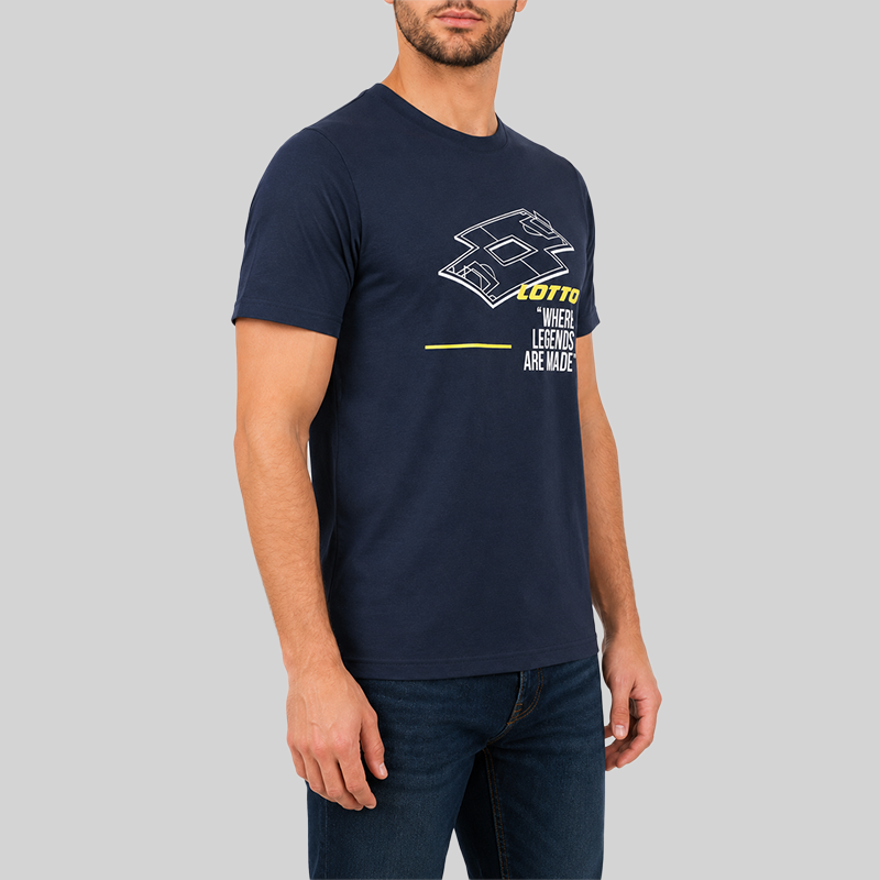 NAVY BLUE T-SHIRTS SPORTS FOR MEN 8AE1R21