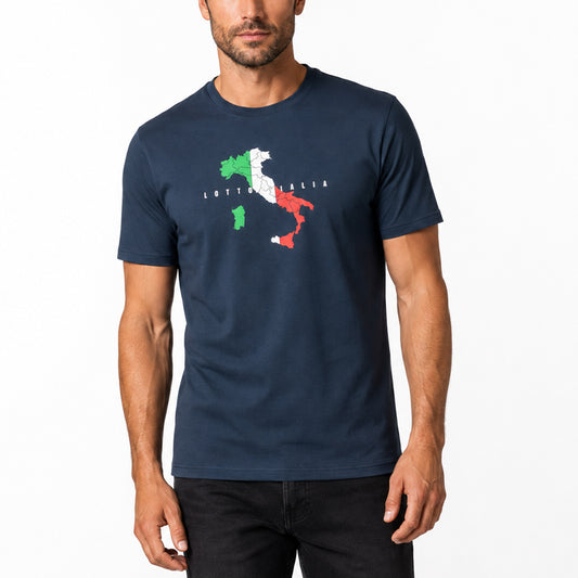 LOTTO BLUE T-SHIRTS LEISURE FOR MEN 8AE1R23