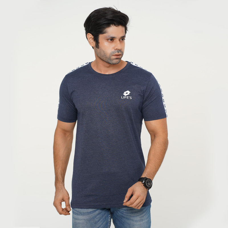 ROYAL BLUE T-SHITS LEISURE FOR MEN 8AS0920