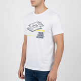 WHITE T-SHIRTS SPORTS FOR MEN 8AV0121