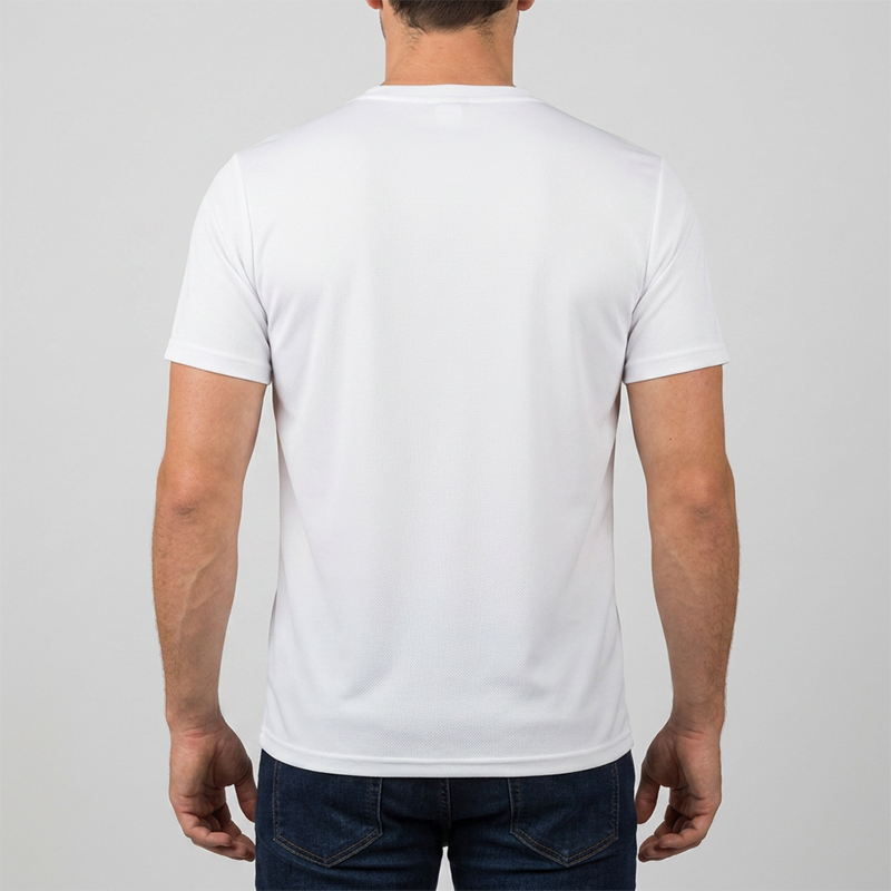WHITE T-SHIRTS SPORTS FOR MEN 8AV0121