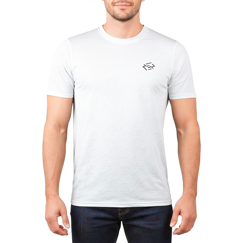 WHITE T-SHIRTS SPORTS FOR MEN 8AV0199