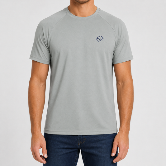 GREY T-SHIRTS SPORTS FOR MEN 8AV0222