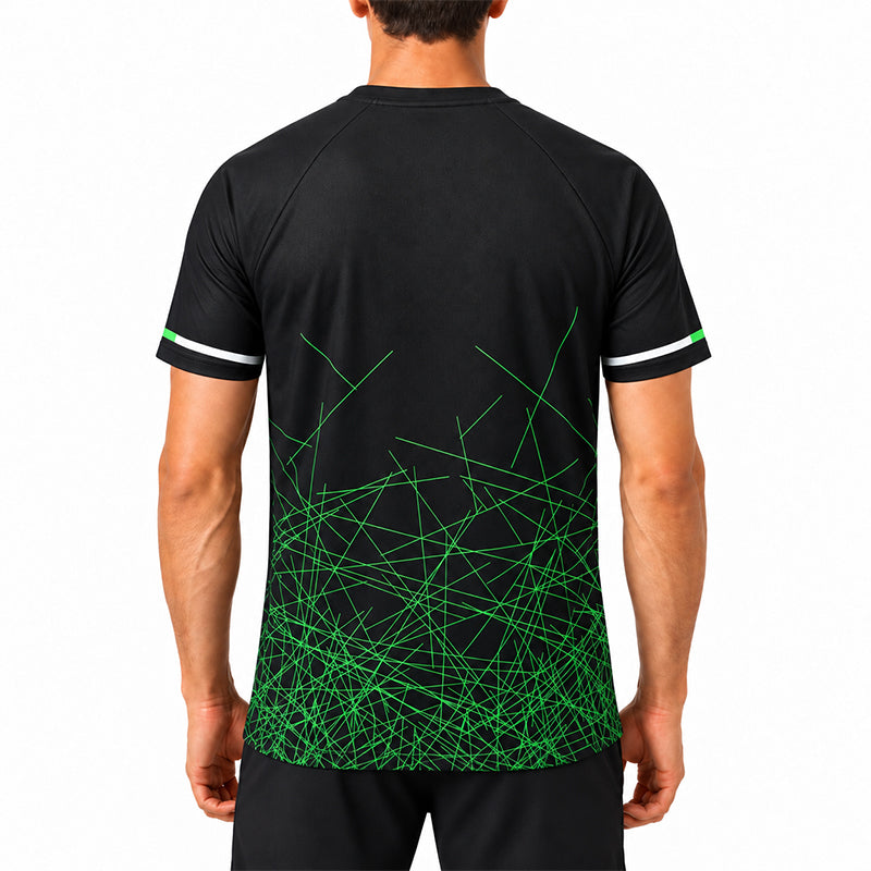 BLACK T-SHIRTS SPORT FOR MEN 8AV0600