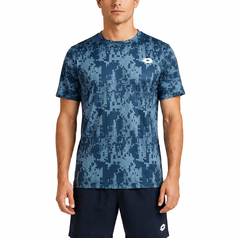 LOTTO BLUE T-SHIRTS SPORT FOR MEN 8AV0719