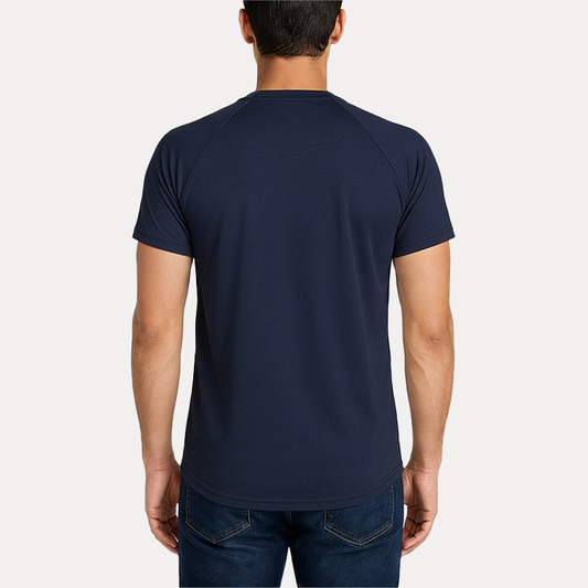 NAVY BLUE T-SHIRTS SPORTS FOR MEN 8AV0R21