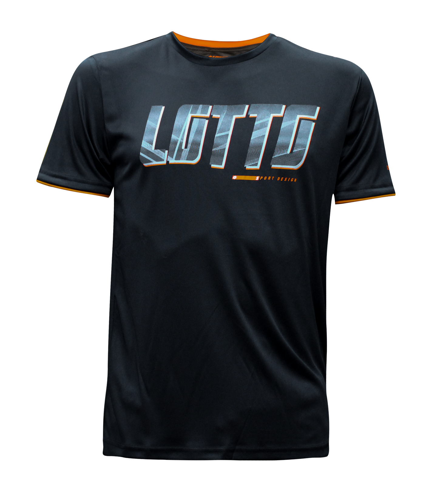 BLACK T-SHIRTS SPORTS FOR MEN 8AV1627