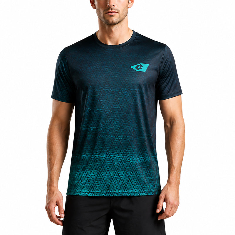 LOTTO GREEN T-SHIRTS SPORT FOR MEN 8AVM719