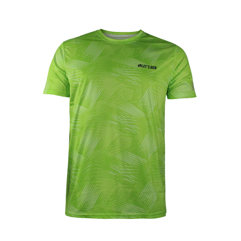 LAWN GREEN T-SHIRTS SPORTS FOR MEN 8AVN920