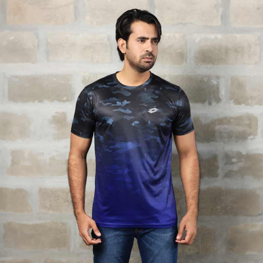 BLUE T-SHIRTS SPORTS FOR MEN 8AVR619