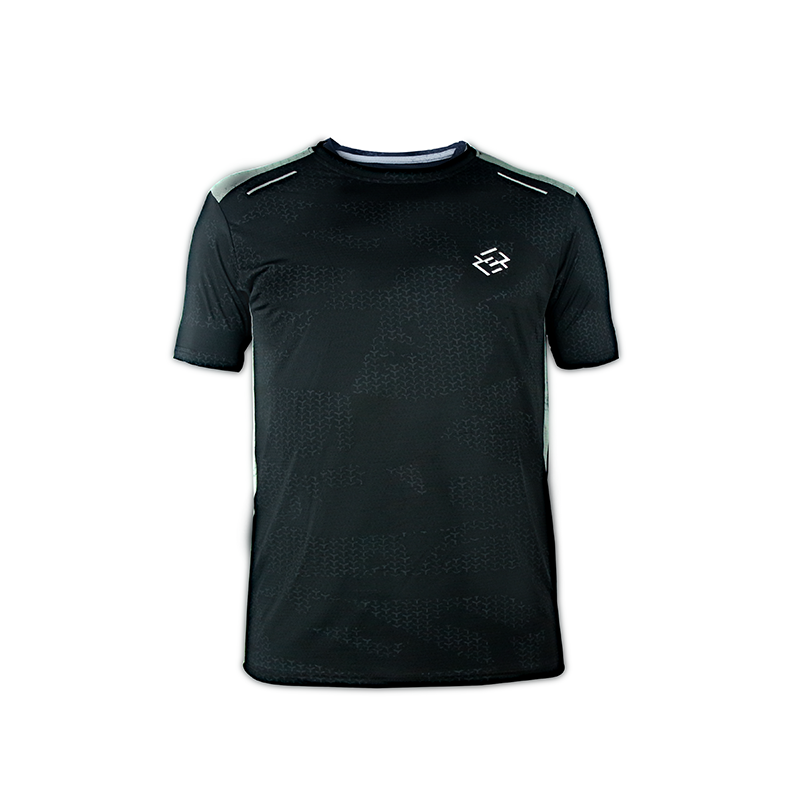 BLACK T-SHIRTS SPORTS FOR MEN 8AX0674