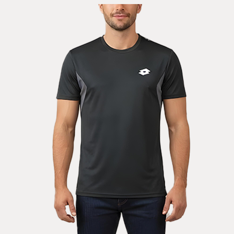 BLACK T-SHIRTS SPORTS FOR MEN 8AX0680