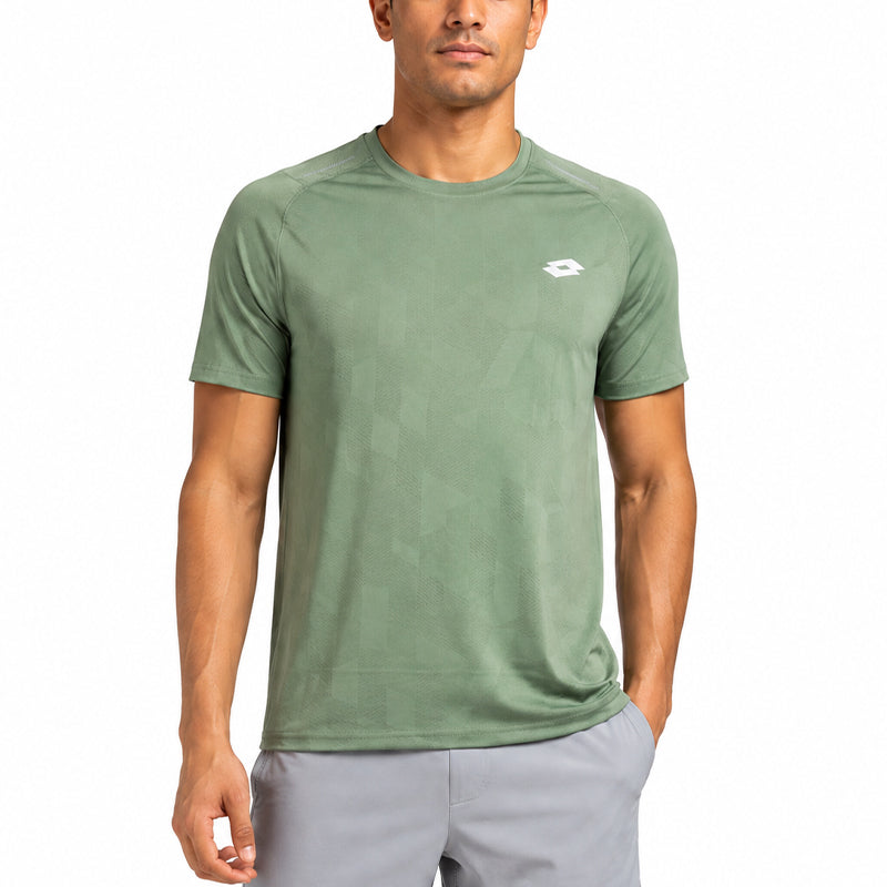 LOTTO OLIVE T-SHIRTS SPORT FOR MEN 8AX0P76