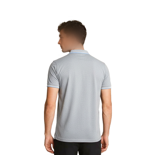 GREY POLO SHIRTS LEISURE FOR MEN 8BM0224