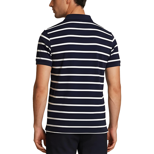 BLUE POLO SHIRTS LEISURE FOR MEN 8BM0R82