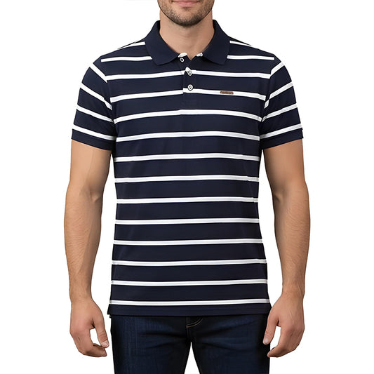 BLUE POLO SHIRTS LEISURE FOR MEN 8BM0R82