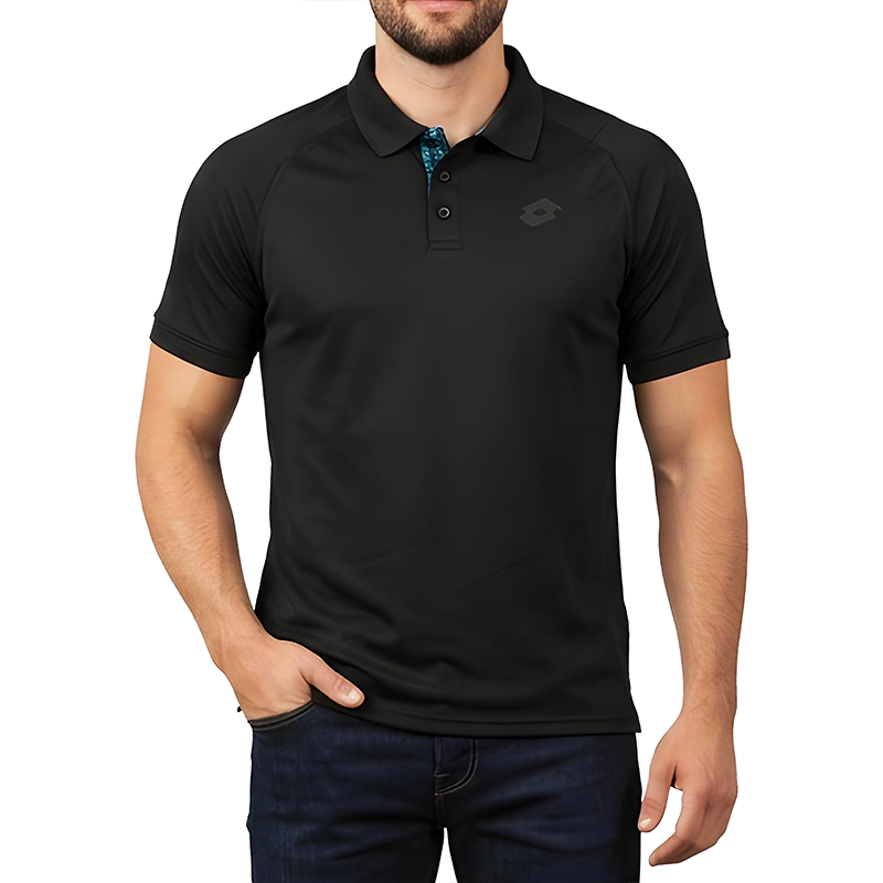 BLACK POLO SHIRTS SPORTS  FOR MEN 8BV0624