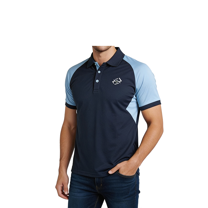 BLUE POLO SHIRTS SPORTS  FOR MEN 8BV0R26
