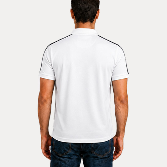 WHITE POLO SHIRTS SPORTS  FOR MEN 8BX0181