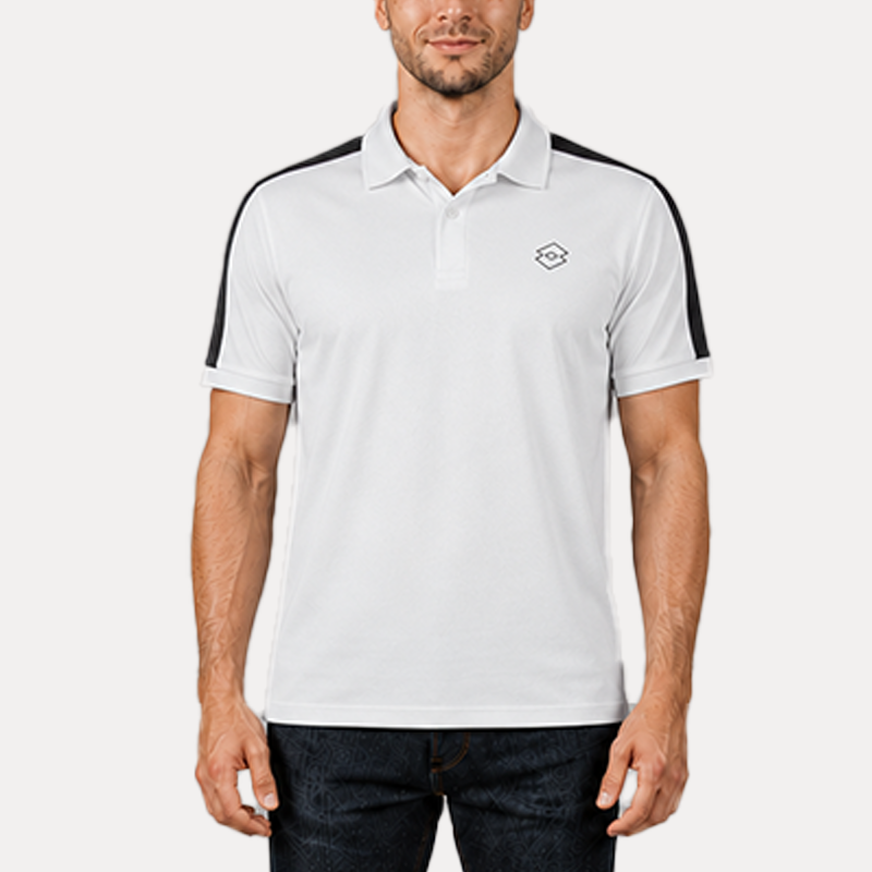 WHITE POLO SHIRTS SPORTS  FOR MEN 8BX0181