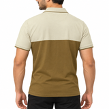 OLIVE POLO SHIRTS LEISURE FOR MEN 8BX0443