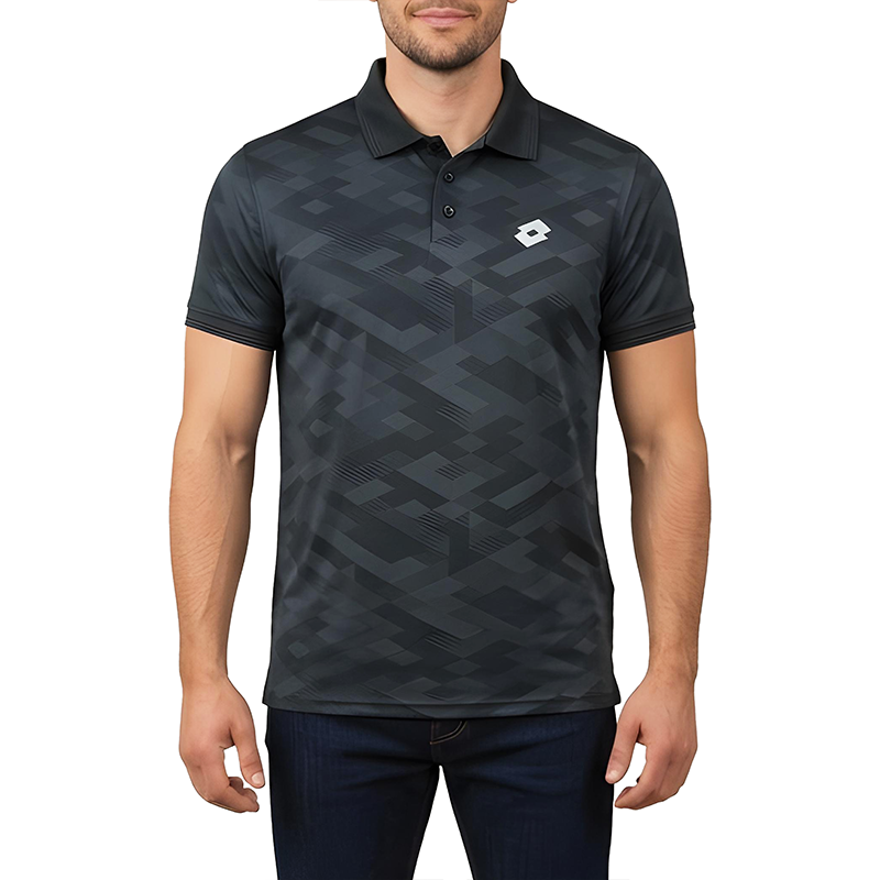 BLACK POLO SHIRTS SPORTS  FOR MEN 8BX0642